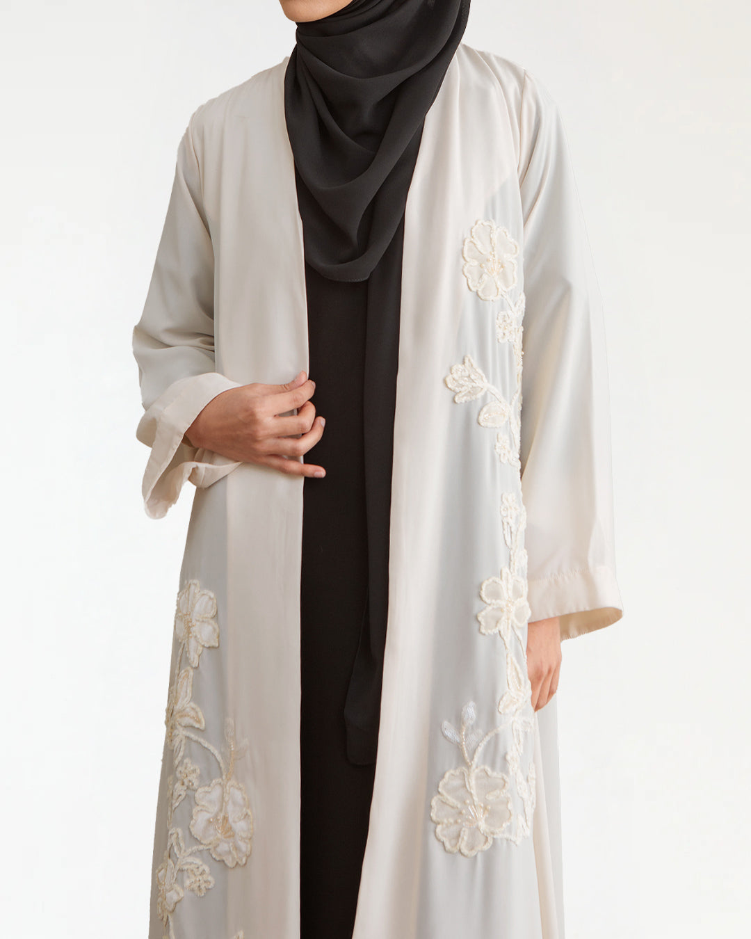 Aisya Beige Abaya