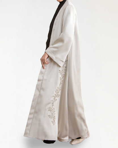 Saffa Grey Abaya
